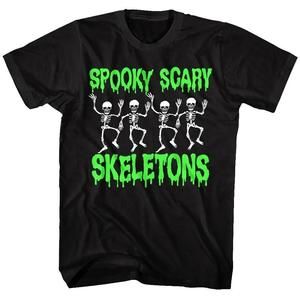 Spooky Scary Skeletons Line Dancing Unisex T Shirt 1